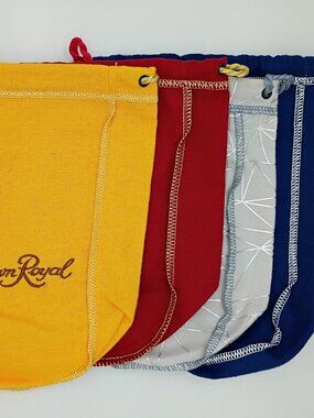 Set of 4 Rare Crown Royal Bags